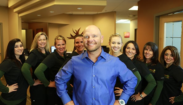 Boulder Colorado dental practice Boulder County Smiles company photo of all team memebers